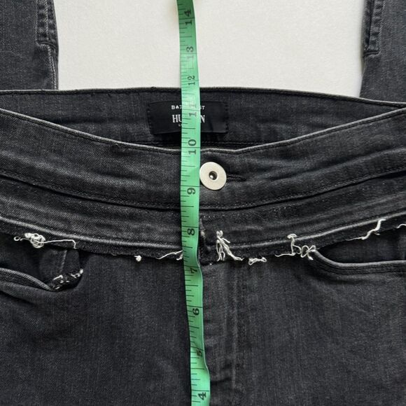 Hudson Baja East Black High Riss Heartbreaker Slim Bootcut Jeans Size 23 NWT - Picture 7 of 9